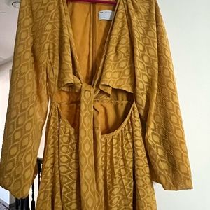 Lemonade dress! Tie front from ASOS.